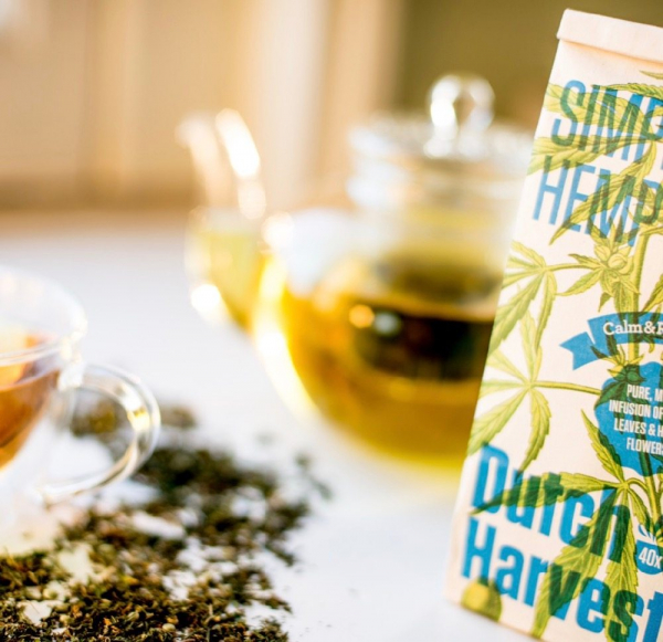 Simply Hemp - Puro tè alla canapa 40 grammi - tè sfuso Dutch Harvest