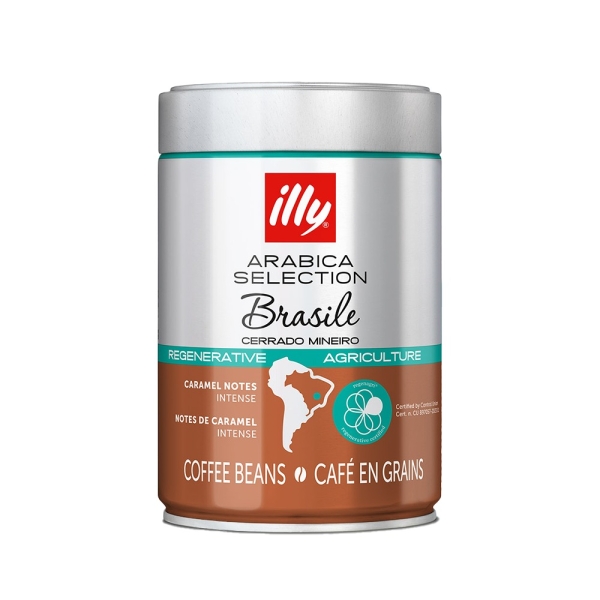 illy Selezione Arabica Brasile Cerrado Mineiro - caffè in grani - 250 grammi