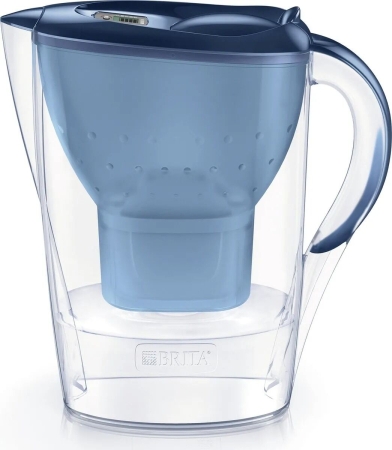 Brita - Caraffa filtrante Marella Blu + 1 cartuccia Maxtra 2,4LT