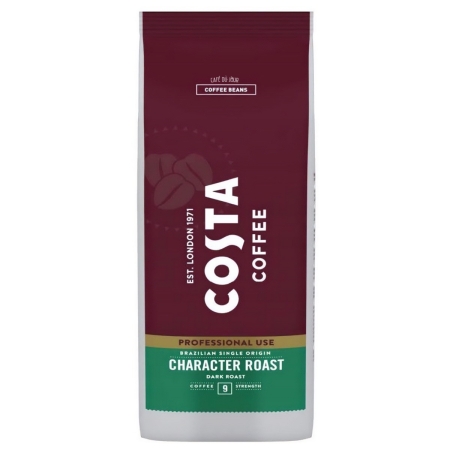 Costa Coffee Brazilian Single Origin Character Dark Roast - chicchi di caffè - 1 kg
