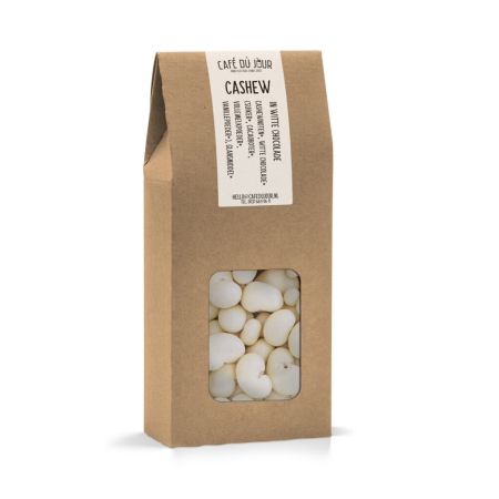 Anacardi al cioccolato bianco, 250 grammi