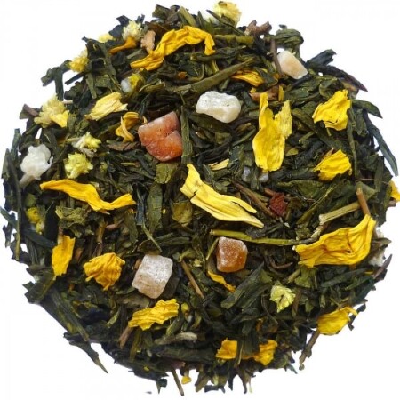 Ananas & Papaya - Tè verde 100 grammi - Café du Jour tè sfuso