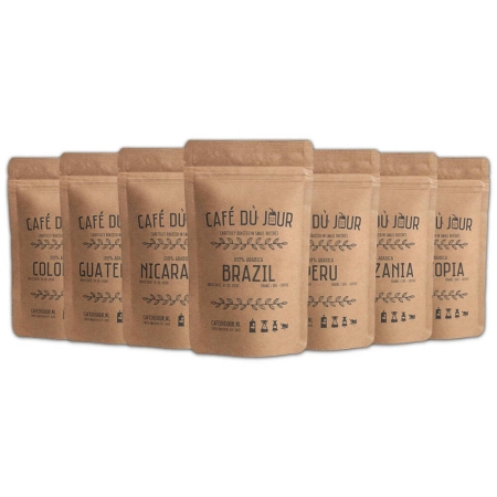 Single Origins - Chicchi di caffè freschi - 7 x 250 grammi