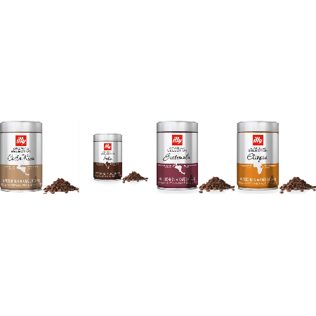 illy Confezione Degustazione Arabica - caffè in grani - 4 x 250 grammi