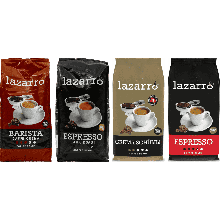 Lazarro Confezione Degustazione - caffè in grani - 4 x 1 kg