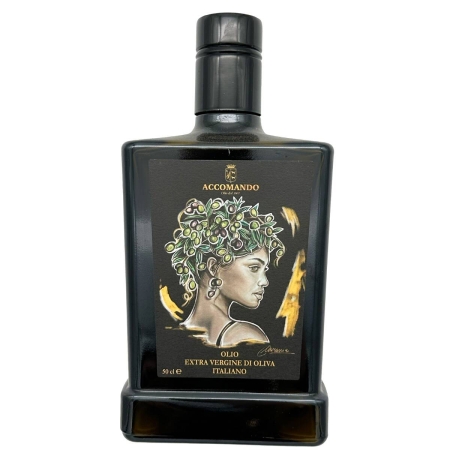 Accomando - Olio Extra Vergine di Oliva dalla Sicilia - 500 ml