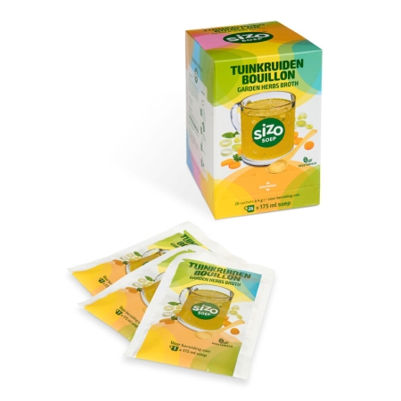 Sizo Zuppa Brodo alle Erbe Aromatiche - zuppa istantanea - 26 bustine