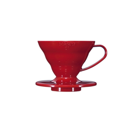 Hario V60 dripper - plastica rossa misura 01
