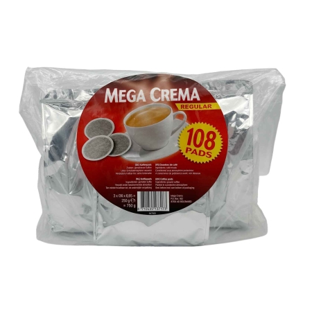 Mega Crema Regular - cialde di caffè - 108 pezzi