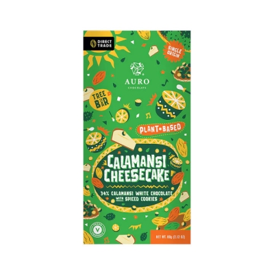 Auro - Cheesecake al Calamansi - Cioccolato bianco vegetale 34%