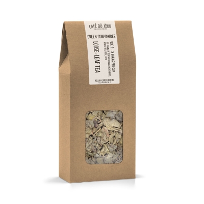 Green Gunpowder - tè verde 100 grammi - Café du Jour tè sfuso
