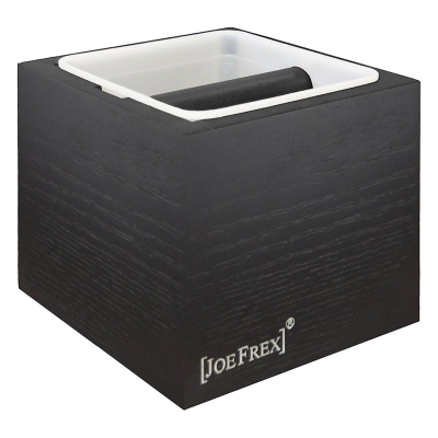 JoeFrex contenitore per fondi - legno di faggio classico - nero