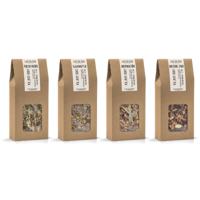 Café du Jour tè sfuso fresco - quartetto speziato - 4 x 100 grammi