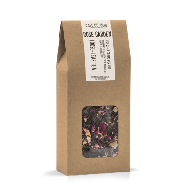 Rose Garden - tè nero e verde 100 grammi - Café du Jour tè sfuso