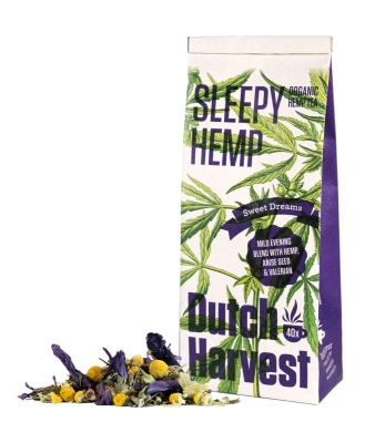 Sleepy Hemp - Tisana di Canapa & Erbe 40 gram - Dutch Harvest tè sfuso