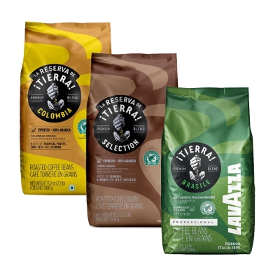 Lavazza ¡Tierra! pacchetto degustazione - chicchi di caffè - 3 x 1 kg