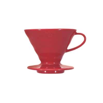 Hario V60 dripper - porcellana rossa misura 02