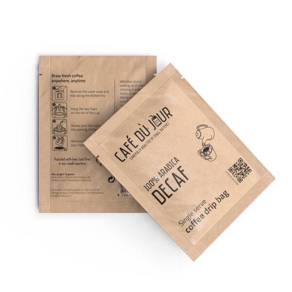 100% arabica Decaf - Single Serve Coffee Drip Bag 