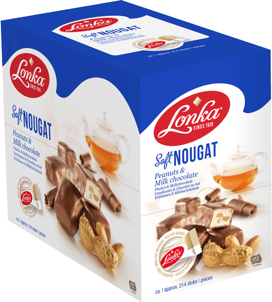 Soft Nougat Peanuts & Milk Chocolate 2,57 kg