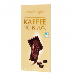 Cioccolato fondente 70% - con caffè - 100 grammi