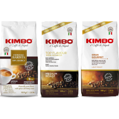 Kimbo Confezione Degustazione Delicato & Aromatico - 100% Arabica - 3 x 1 kg