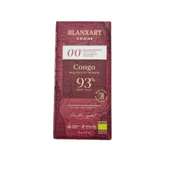 Blanxart - Congo 0,0% zuccheri aggiunti - 93% cioccolato fondente (Biologico)