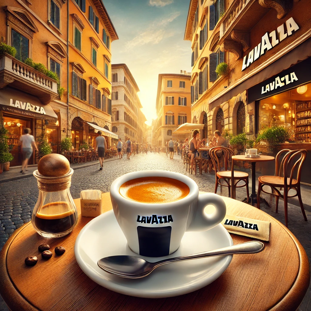 Lavazza nella via dello shopping