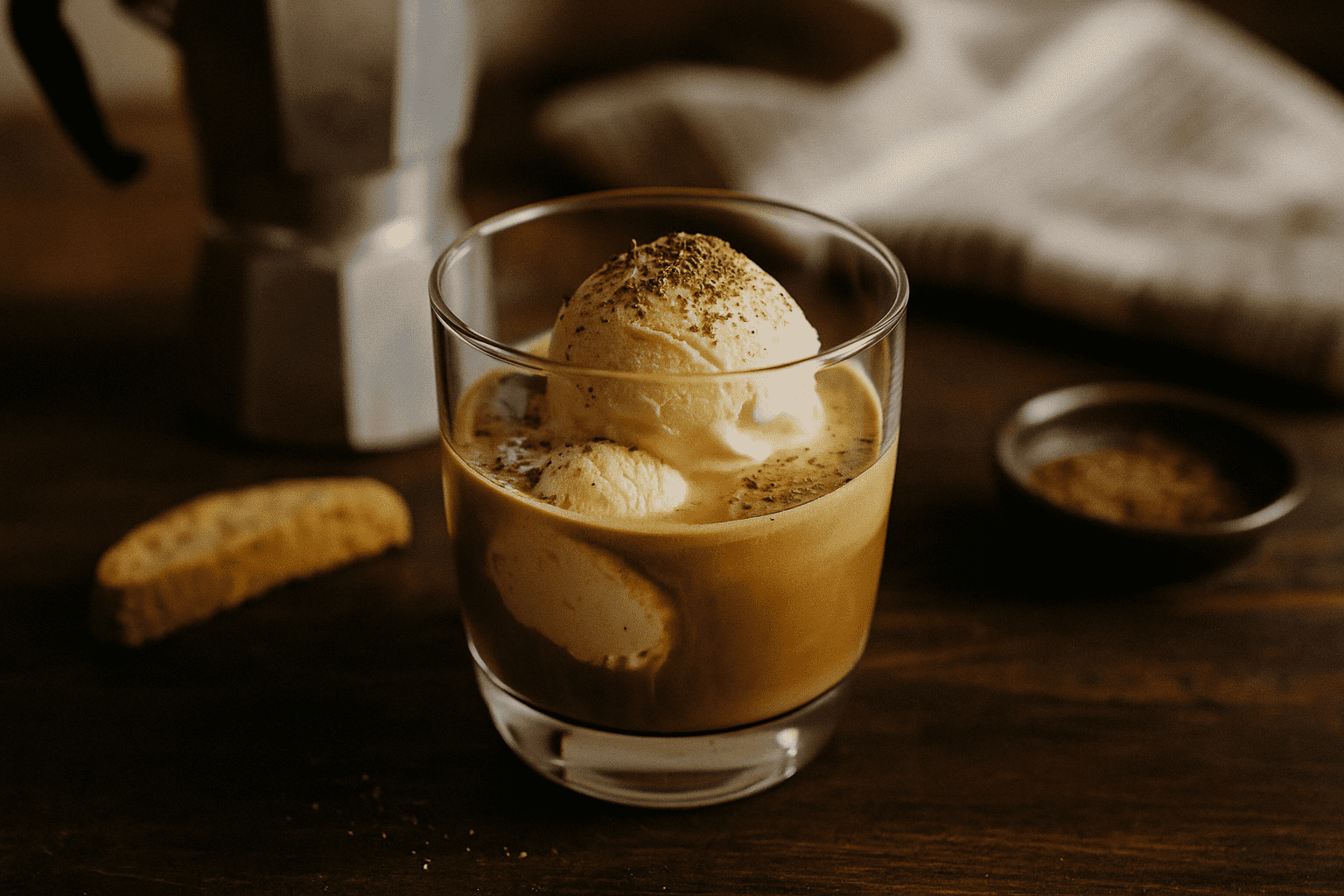 Preparare un affogato