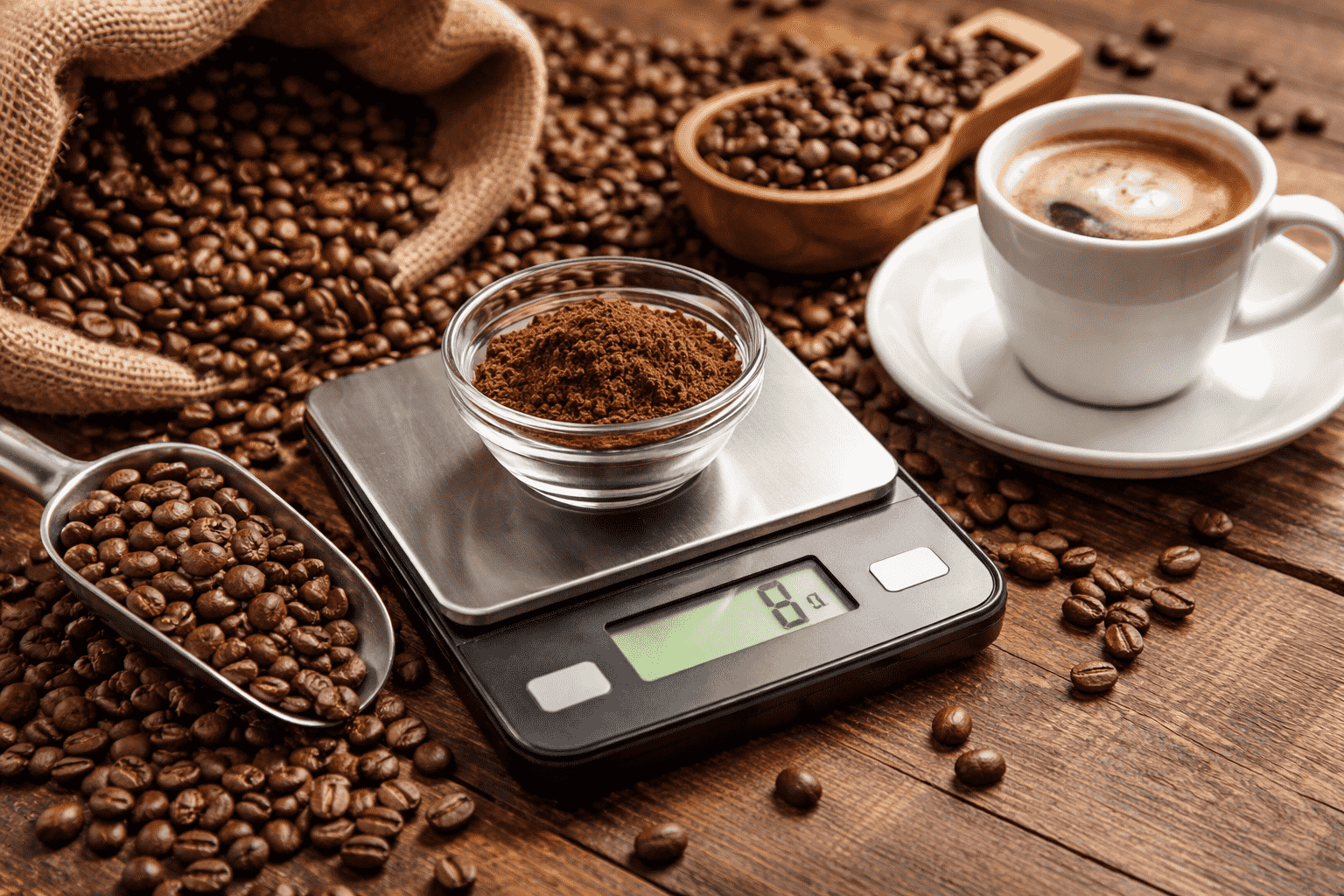 Quante tazze di caffè ottieni da 1 kg di chicchi di caffè?