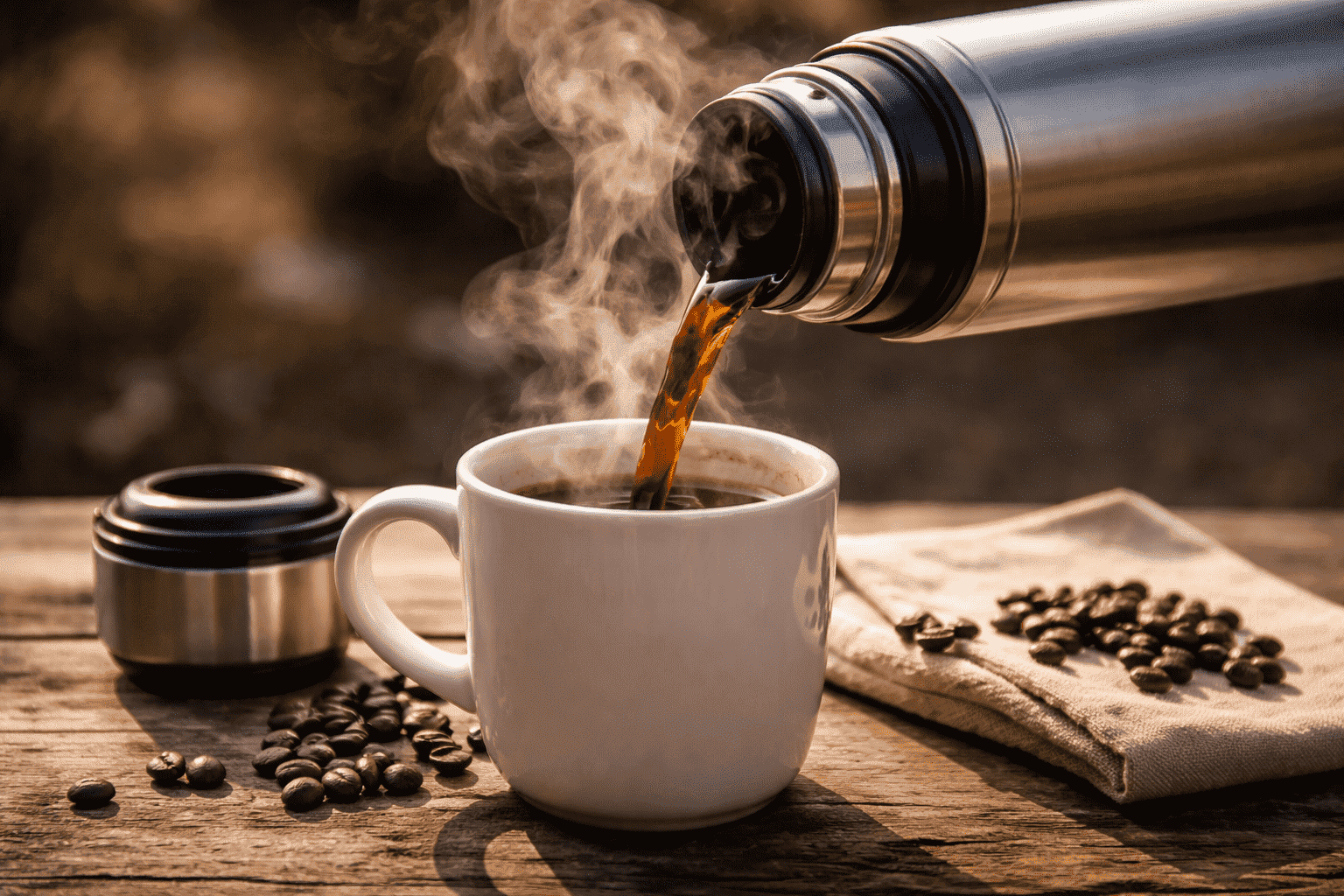 Per quanto tempo il caffè resta caldo in una thermos?
