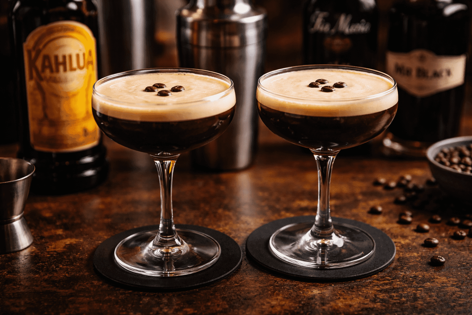 Quale liquore al caffè si usa in un Espresso Martini?